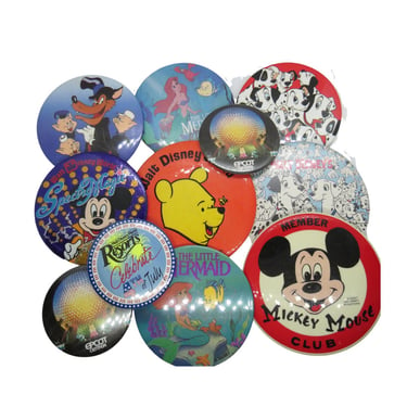Vintage Disney Pinback Buttons - You Choose - Genuine Vintage Pins - 70s 80s 90s 
