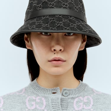 Gucci Women Gg Denim Bucket Hat