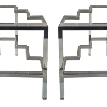 Pair of Side Tables from the Metric Line by Charles Hollis Jones. U.S.A. 1960's.