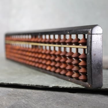 Beautiful 115 Bead Vintage Abacus | Hirao Soroban Wooden Abacus | Vintage Toy | Vintage Calculator | Bixley Shop 