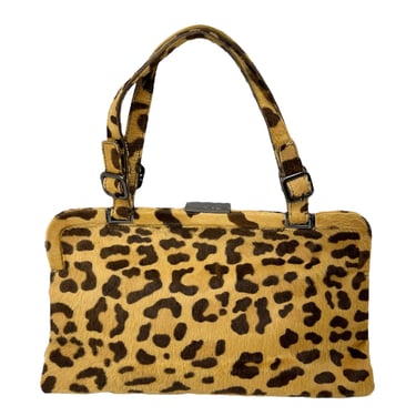 Prada Cheetah Top Handle Bag