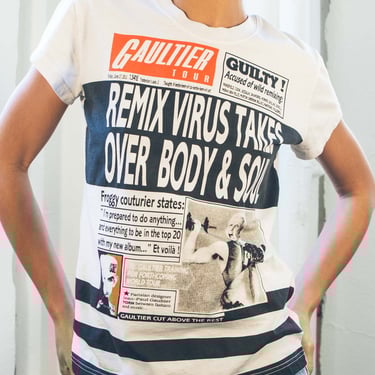 Jean Paul Gaultier Newsprint Tour Tee