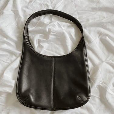 Vintage Coach Black Leather Ergo Bag 