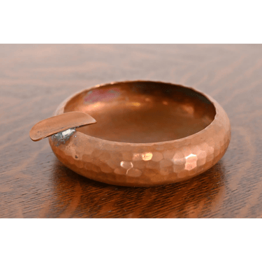 Roycroft Arts & Crafts Hammered Copper Ashtray or Catchall