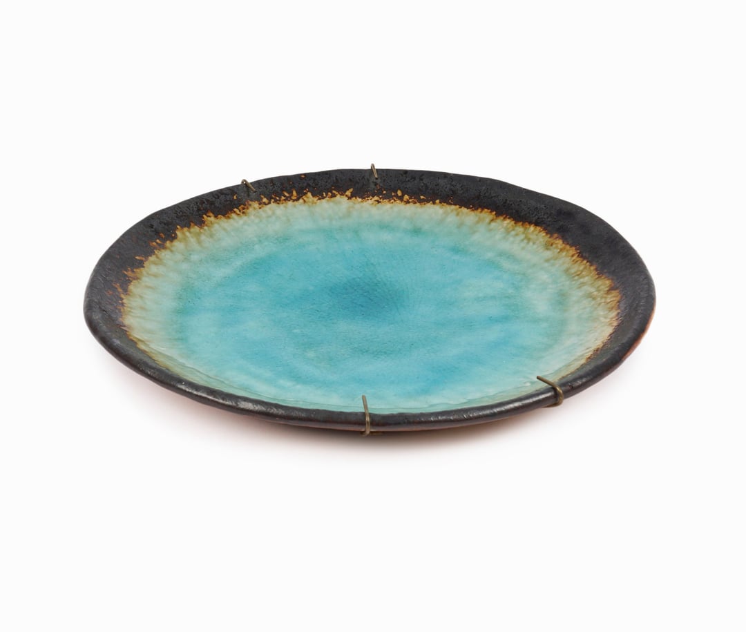 Kotobuki Japan Ceramic Wall Plate Round Vintage Inquisitor Chicago, IL