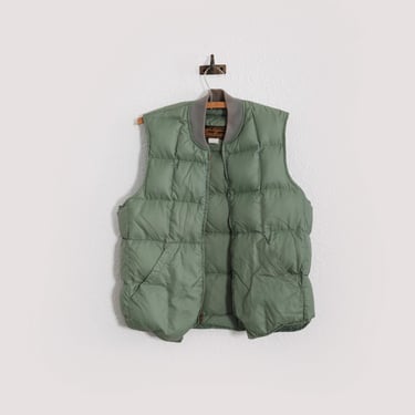 Eddie Bauer puffer vest | Vintage green down filled Puff vest 