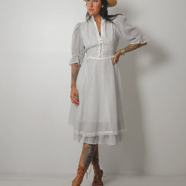 1970's Calico Gunne Sax Dress