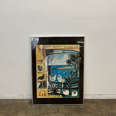 Vintage Framed Picasso Lithograph 