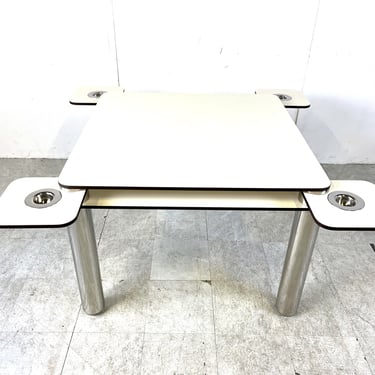 Game Table by Joe Colombo for Zanotta, 1970s - vintage game table - vintage poker table - design table - joe colombo design 