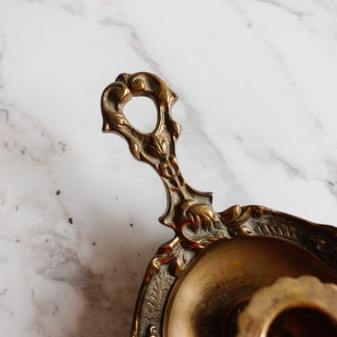 vintage french ornate chamberstick