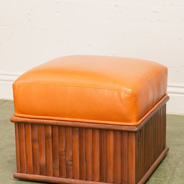 Bamboo Stool with Caramel Seat