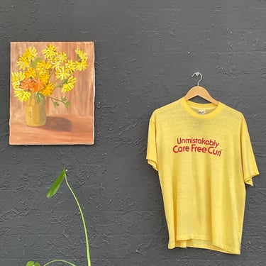 Curly Hair Product Yellow Tee