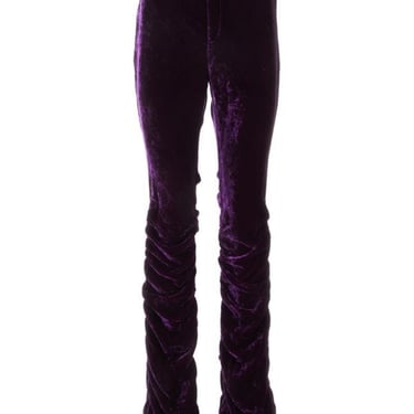 Gucci Woman Purple Velvet Pant