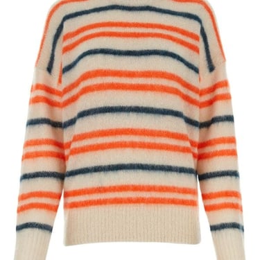 Isabel Marant Etoile Woman Embroidered Mohair Blend Drussel Sweater