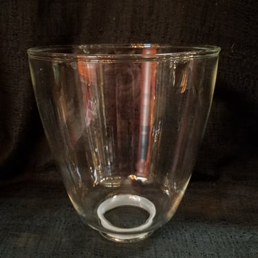 Clear Glass Shade 2.25 opening. 5.5 x 6.5