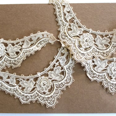 Edwardian Lace Appliqué Garland Border - Early 1900s 