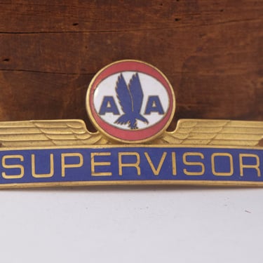 American Airlines Pilot Wing Cap Badge 