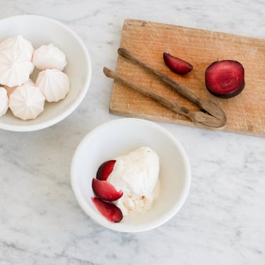 Pair of Porcelain Cafe Bowls
