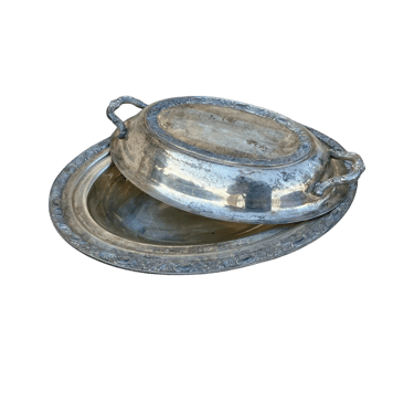 Silver plated Casserole Dish with Lid
