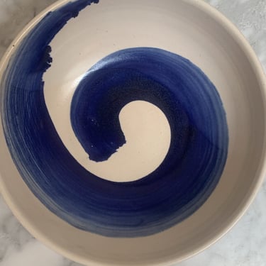 Blue Swirl Bowl