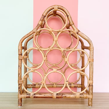 Rattan Wine Rack