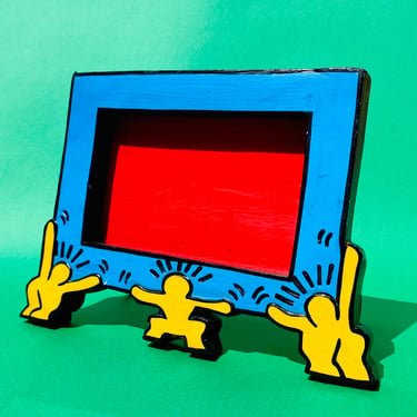 Vintage Bootleg Keith Haring Picture Frame