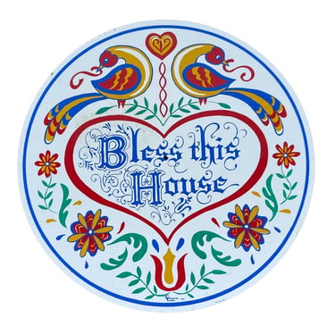 Bless This House Hex Sign by Castanoga Crafts 