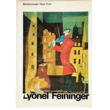 Lyonel Feininger by Peter Selz Signed Book 