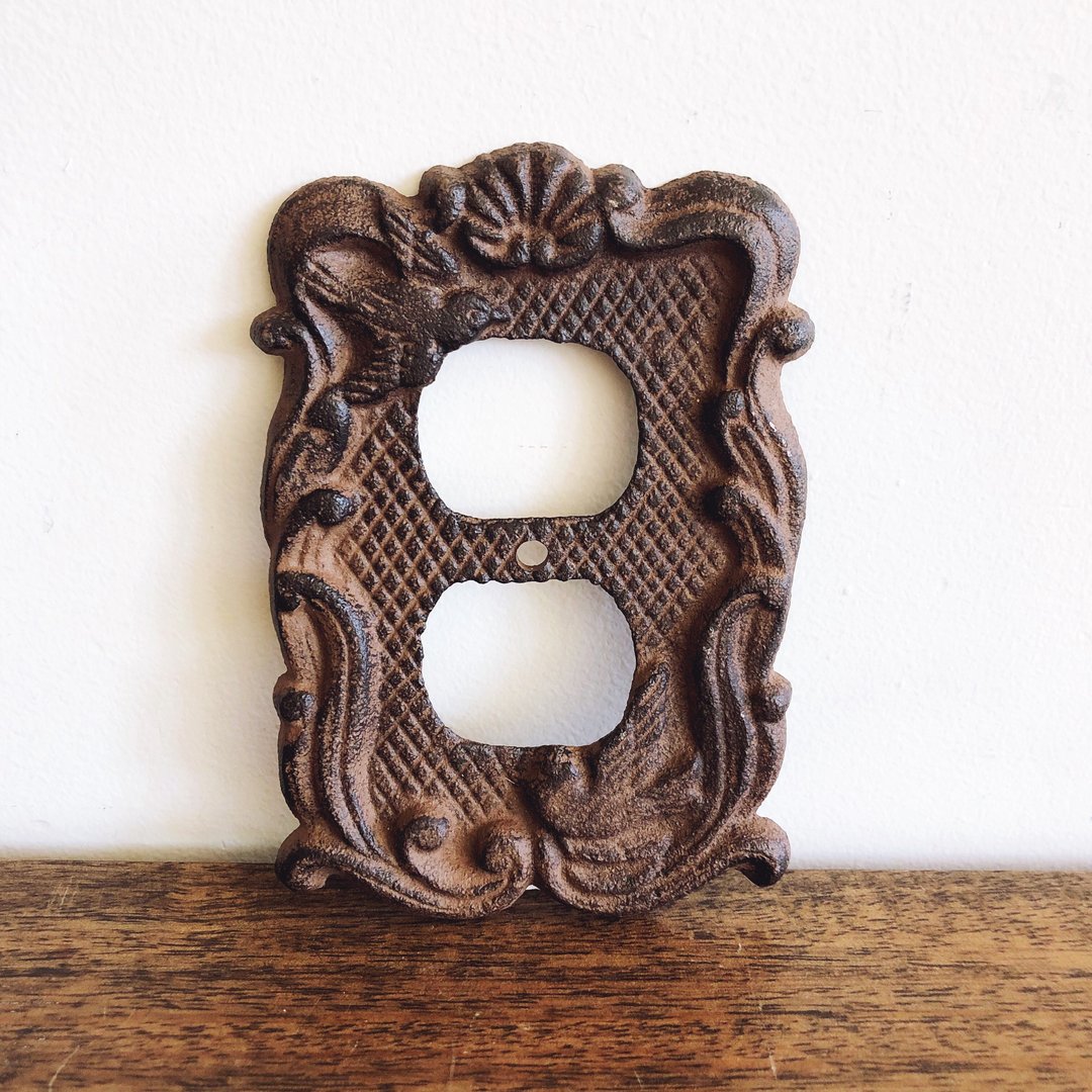 Vintage Cast Iron Outlet Cover The Distillery Vintage Austin, TX