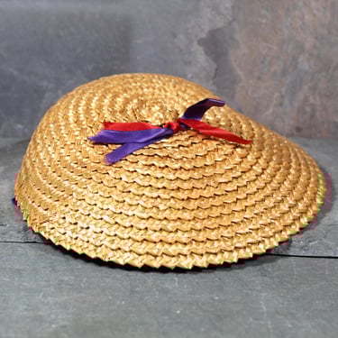 Vintage Doll Hat | Woven Doll Sun Hat | Straw Doll Sun Hat | Bixley Shop 