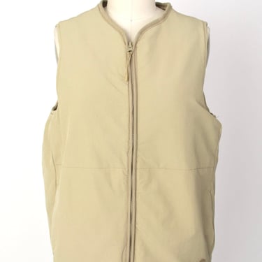 Folk Puffy Zipper Vest