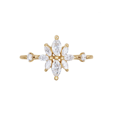 Diamond Flower Cluster Ring - ARTËMER Trunk Show