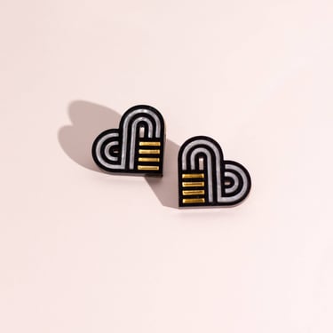 Cher Heart Shaped Earrings