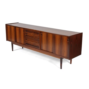 1960s Johannes Andersen Danish Rosewood Credenza. Long and Low. Free Shipping 