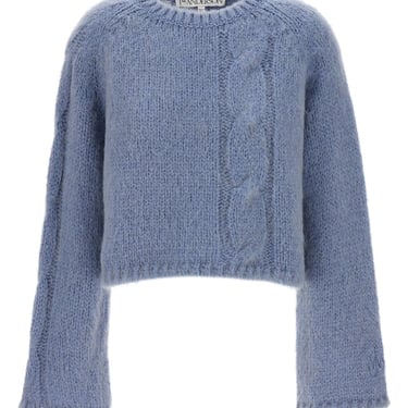 J.W.Anderson Women 'Cable Knit' Cropped Sweater