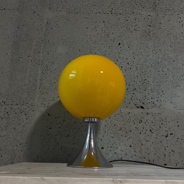 Space Age Table Lamp / Lamp from 70s / Mid Century Table Lamp / Space Age  / Space Age Table Lamp / Orange / 36cm 