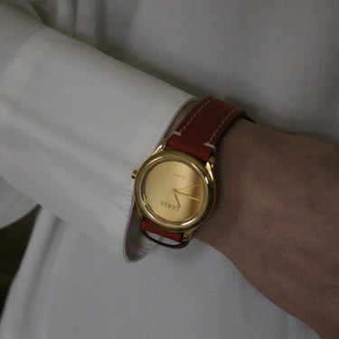 Guess Persimmon Smooth Leather Watch