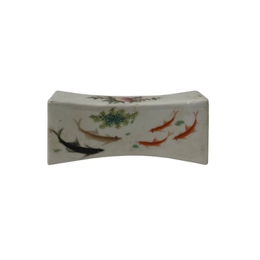 2 x Chinese Off White Porcelain Scenery Rectangular Display Paperweight ws2083S 2 x Chinese Off White Porcelain Scenery Rectangular Display Paperweight ws2083S
