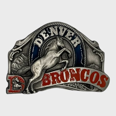 1986 Denver Broncos Belt Buckle