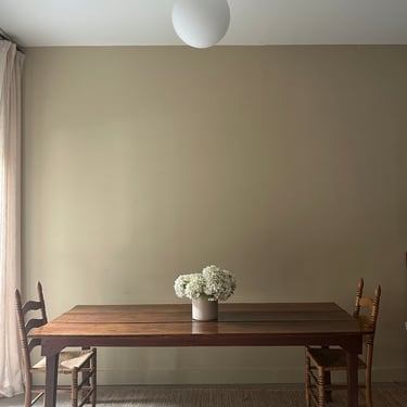 Pine farmhouse dining table