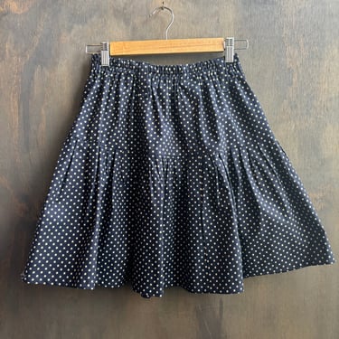 Custom Made Navy Star Mini Skirt