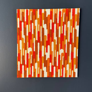 Mid-Century Modern Textile Pop Wall Art 