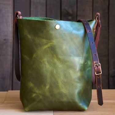 New Moss Green Small Tote Collection | The North South tote with Crossbody strap | Small | Limited Edition 