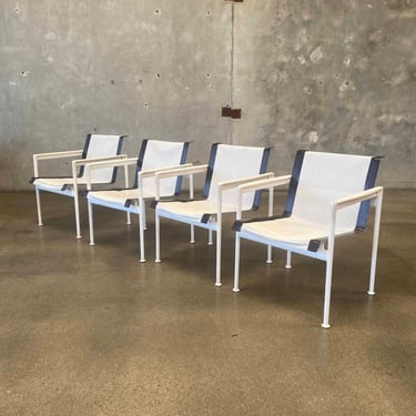 Set of 4 Vintage Richard Schultz Knoll 1966 Outdoor Patio Chairs
