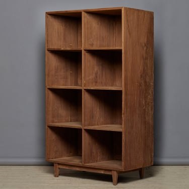 Mid Century Modern Teak 8 Cubby Hole Cabinet from Jakarta