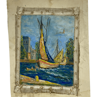French Nautical Painting