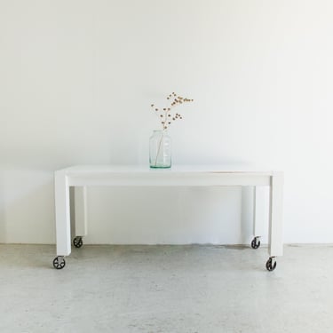 Reclaimed Wood Work Table | Floor Sample
