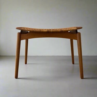 Ølholm Møbelfabrik Teak Vanity Stool / Footstool Designed by Sigfred Omann - #A1611