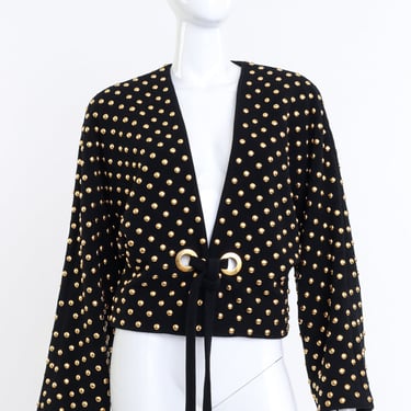 Studded Wool Cashmere Jacket