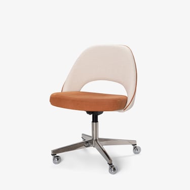 Saarinen Executive Armless Chair, Swivel Base